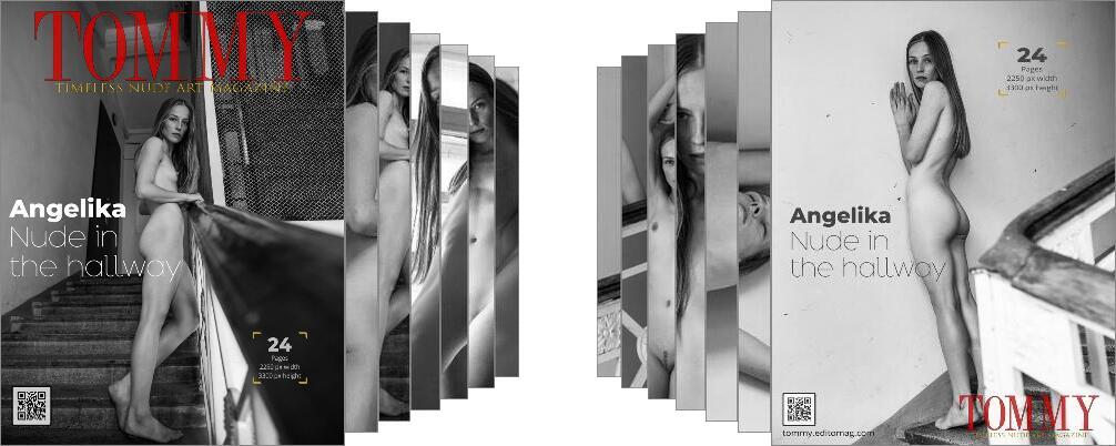 Angelika - Nude in the hallway digital - Tommy Nude Art Magazine