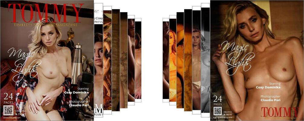 Coxy Dominika - Magic Lights digital - Tommy Nude Art Magazine