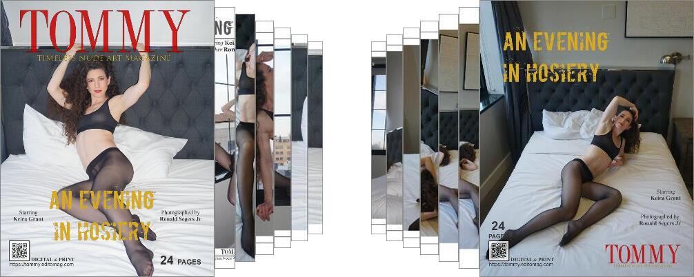 Keira Grant - An Evening in Hosiery digital - Tommy Nude Art Magazine