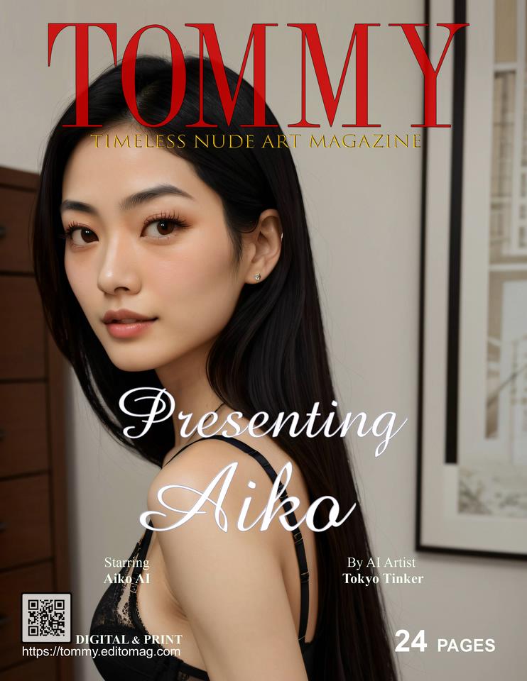 Aiko AI - Presenting Aiko cover - Tommy Nude Art Magazine