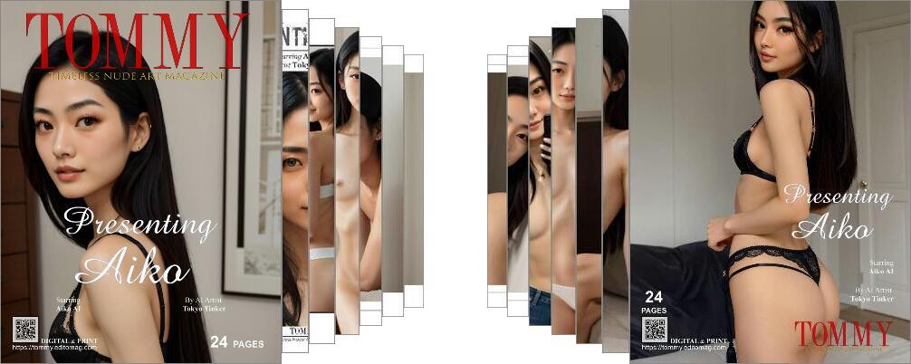 Aiko AI - Presenting Aiko digital - Tommy Nude Art Magazine