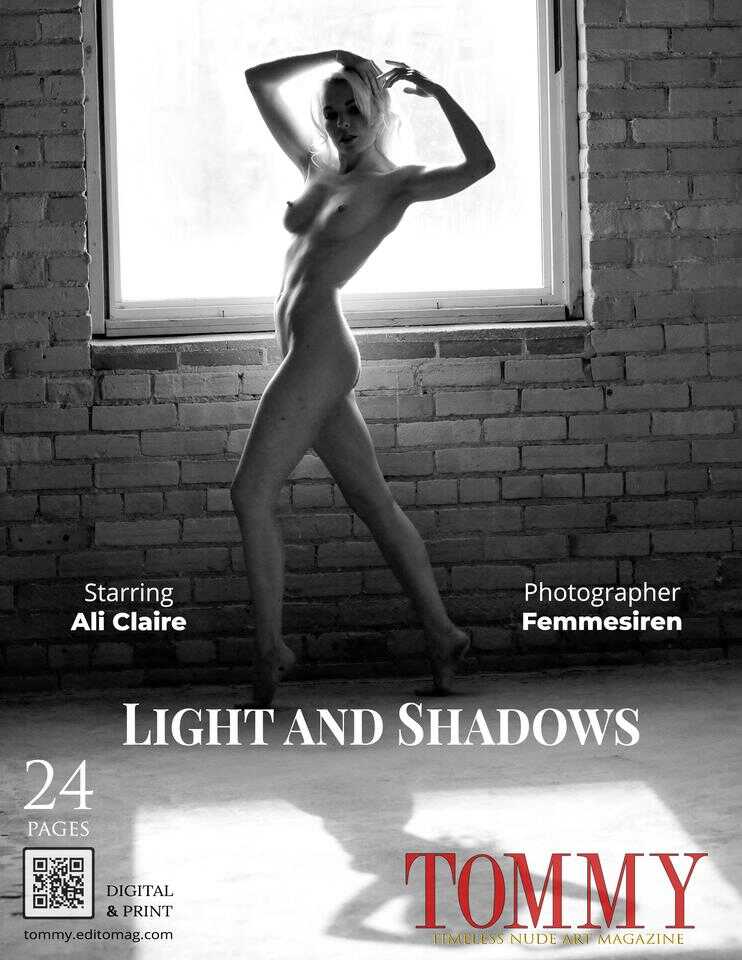 Back cover Ali Claire - Light and Shadows