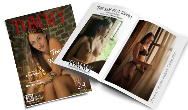 Alice Furesi - The sky in a room perspective covers - Tommy Nude Art Magazine