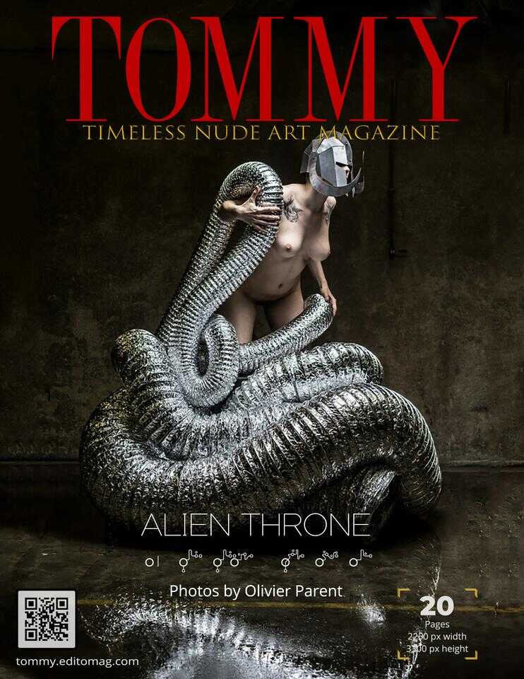 Meow, Floryane, L informelle, Lora G, Naomie B - Alien Thrones cover - Tommy Nude Art Magazine