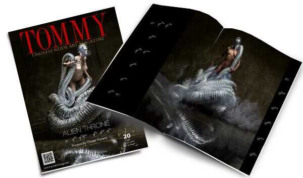 Meow, Floryane, L informelle, Lora G, Naomie B - Alien Thrones perspective covers - Tommy Nude Art Magazine