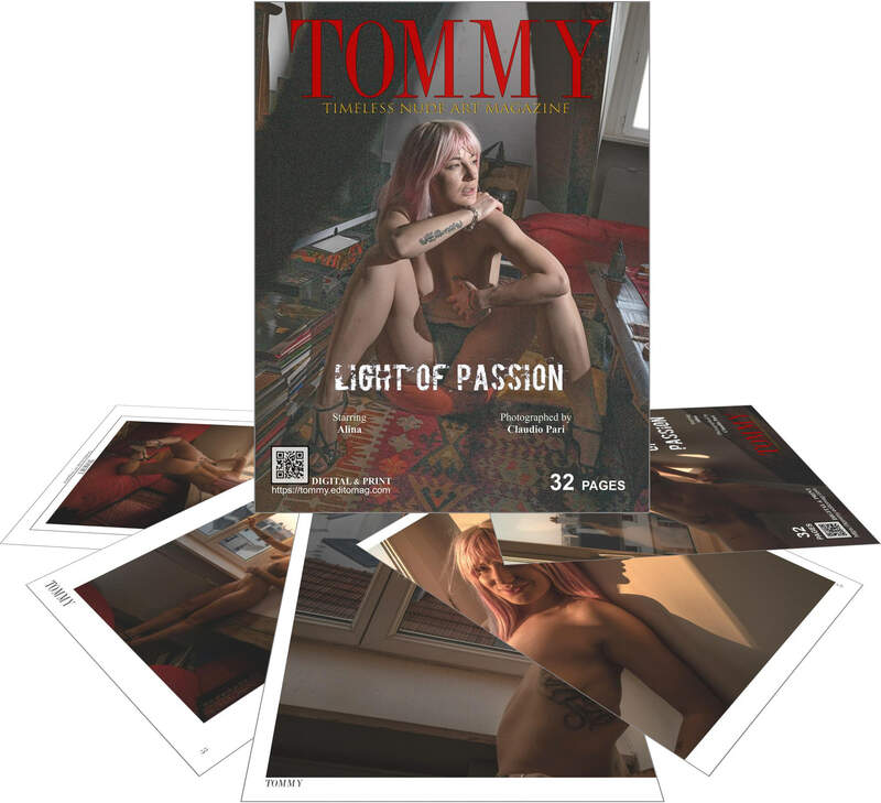 Alina - Light of passion perspective covers - Tommy Nude Art Magazine