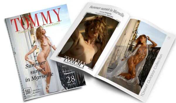 Amarutta - Summer sunset in Marseille perspective covers - Tommy Nude Art Magazine