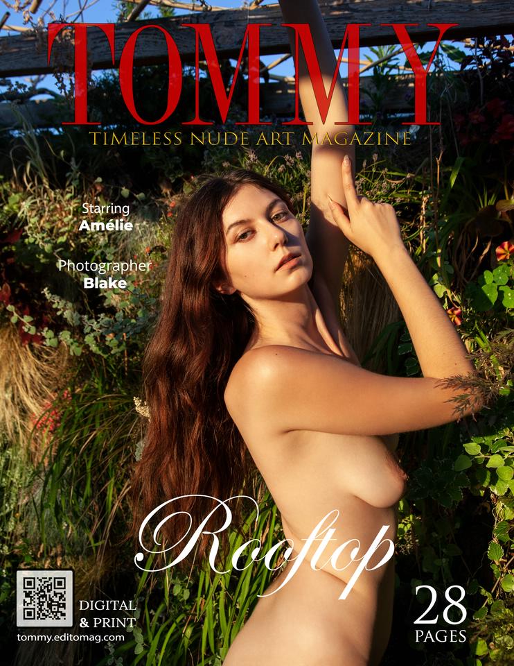 Amélie - Rooftop cover - Tommy Nude Art Magazine
