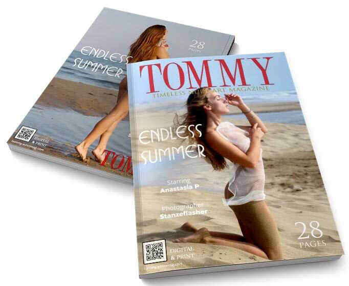Anastasia P - Endless Summer perspective covers - Tommy Nude Art Magazine