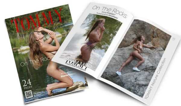 Anastasia P - On The Rocks perspective covers - Tommy Nude Art Magazine