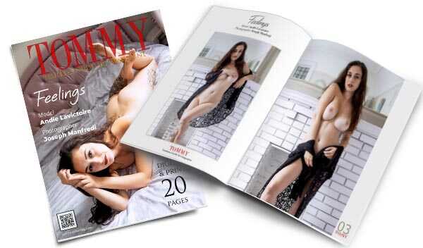 Andie Lavictoire - Feelings perspective covers - Tommy Nude Art Magazine