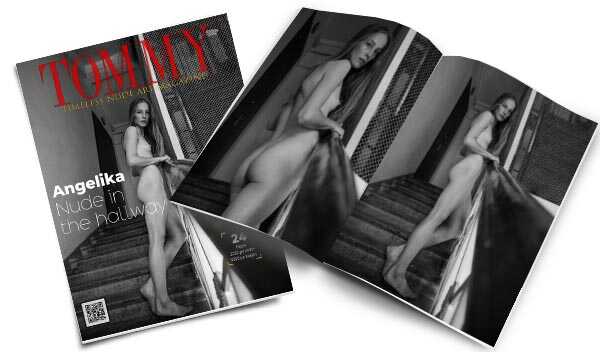 Angelika - Nude in the hallway perspective covers - Tommy Nude Art Magazine