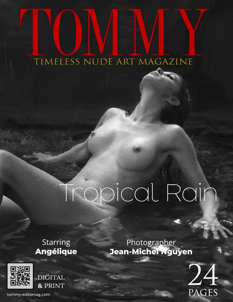 Angelique - Tropical Rain cover - Tommy Nude Art Magazine