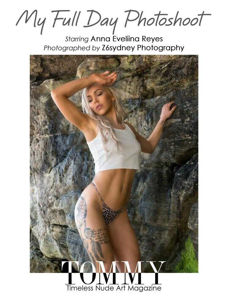 Back cover Anna Eveliina Reyes - My full day photoshoot