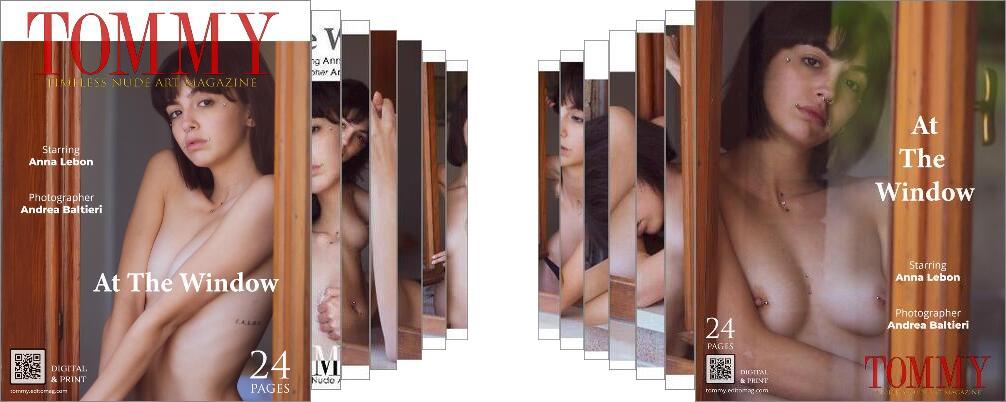 Anna Lebon - At The Window digital - Tommy Nude Art Magazine