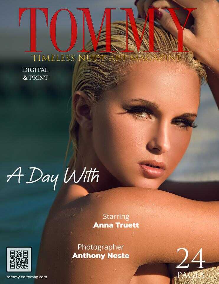 Anna Truett - A Day With cover - Tommy Nude Art Magazine