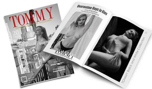 Annie Lysenko - Quarantine Days In Kiev perspective covers - Tommy Nude Art Magazine