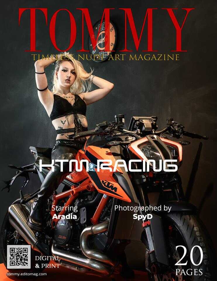 Aradia - Ktm Racing cover - Tommy Nude Art Magazine