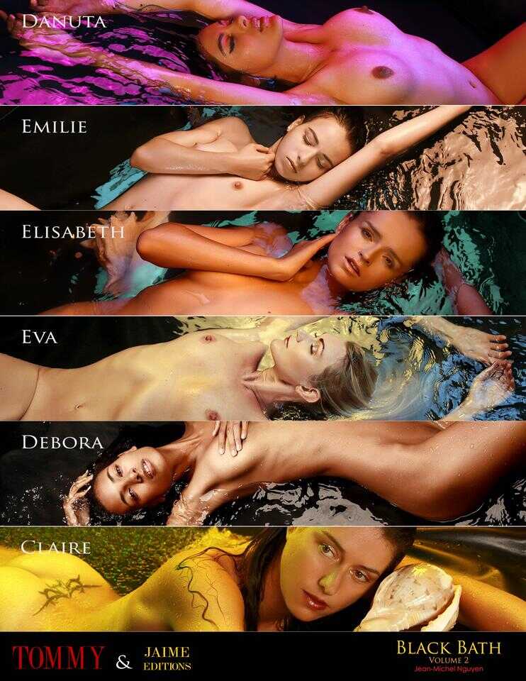 Back cover Danuta, Emilie, Elisabeth, Eva, Debora, Claire Koh-Lanta - Black Bath