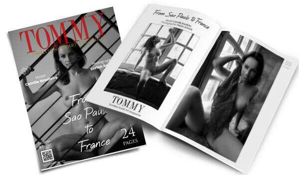 Camille Brasileira - From Sao Paulo to France perspective covers - Tommy Nude Art Magazine