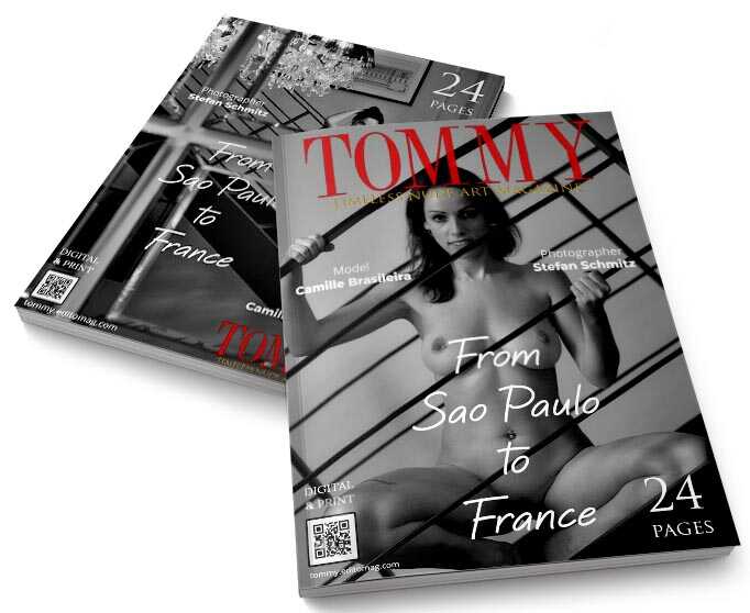 Camille Brasileira - From Sao Paulo to France perspective covers - Tommy Nude Art Magazine