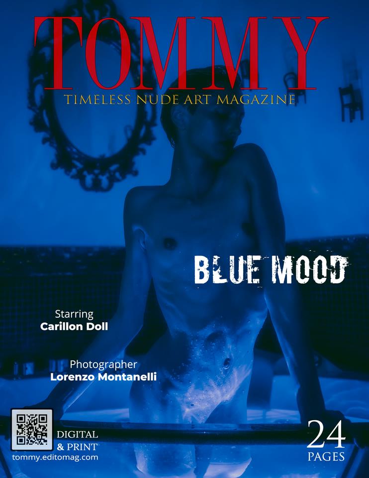 Carillon Doll - Blue Mood cover - Tommy Nude Art Magazine