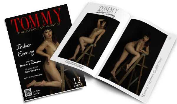 Carmen C Camacho - Indoor Evening perspective covers - Tommy Nude Art Magazine