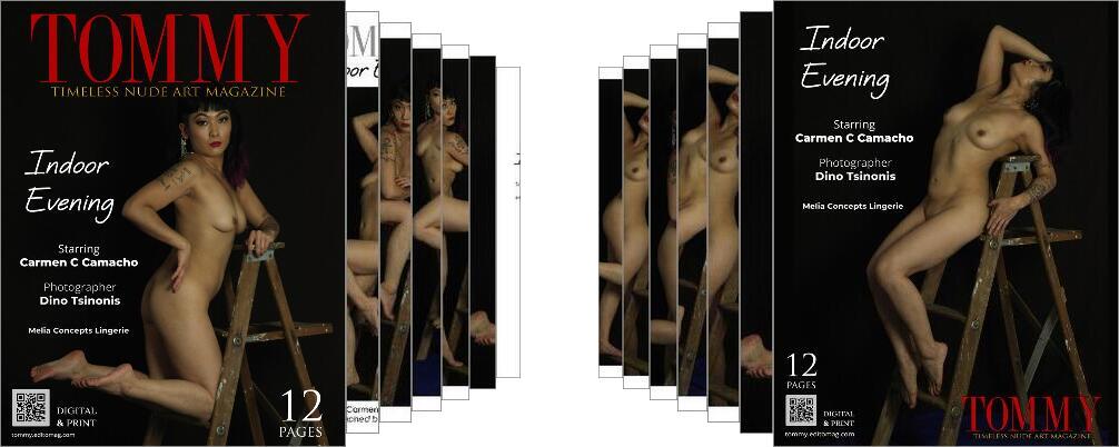 Carmen C Camacho - Indoor Evening digital - Tommy Nude Art Magazine