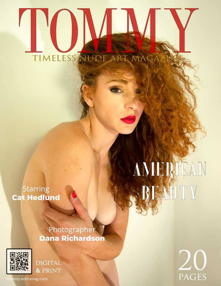 Cat Hedlund - American Beauty cover - Tommy Nude Art Magazine