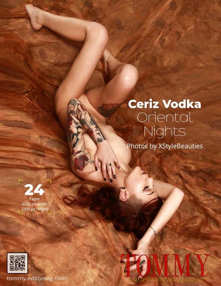 Back cover Ceriz Vodka - Oriental Nights
