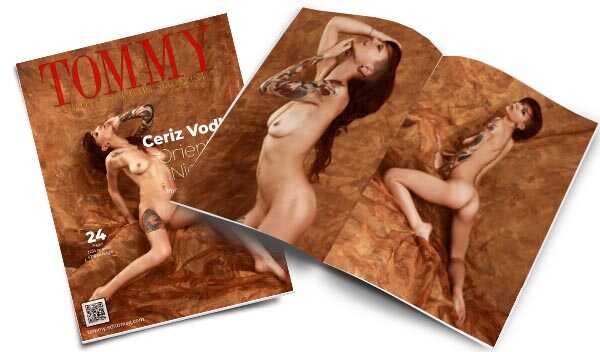 Ceriz Vodka - Oriental Nights perspective covers - Tommy Nude Art Magazine