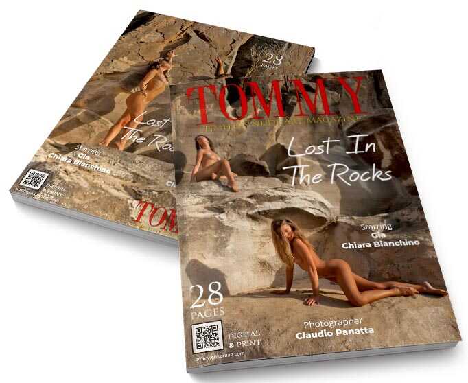 Chiara Bianchino, Gia - Lost In The Rocks perspective covers - Tommy Nude Art Magazine