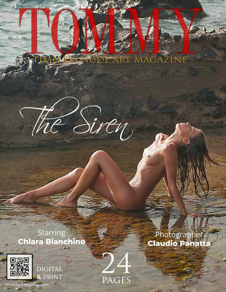 Chiara Bianchino - The Siren cover - Tommy Nude Art Magazine