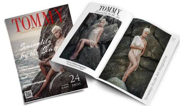 Chiara Magazzini - Sensuality by the Sea perspective covers - Tommy Nude Art Magazine