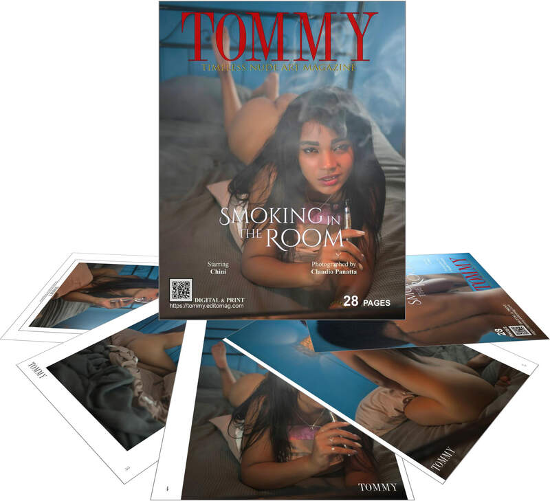 Chini - Smoking in the Room perspective covers - Tommy Nude Art Magazine