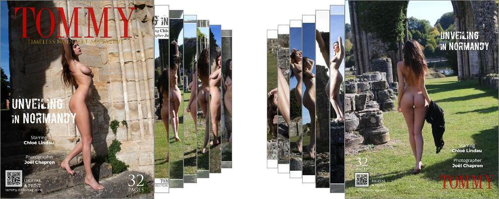 Chloe Lindau - Unveiling In Normandy digital - Tommy Nude Art Magazine