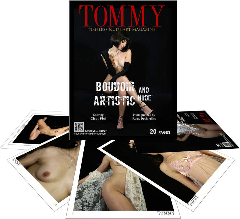 Cindy Piwi - Boudoir and Artistic nude perspective covers - Tommy Nude Art Magazine