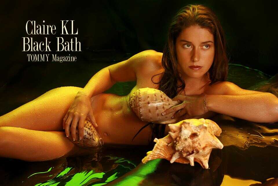 claire.kl.black.bath.poster.c poster