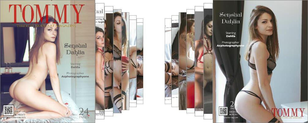 Dahlia - Sensual Dahlia digital - Tommy Nude Art Magazine