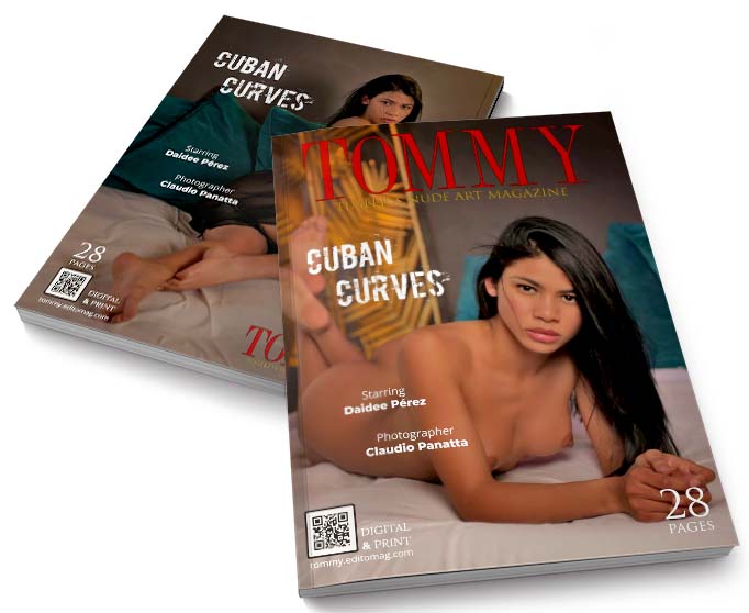 Daidee Perez - Cuban Curves perspective covers - Tommy Nude Art Magazine