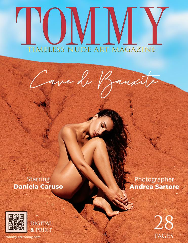 Daniela Caruso - Cave di Bauxite cover - Tommy Nude Art Magazine