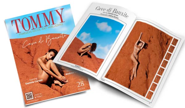 Daniela Caruso - Cave di Bauxite perspective covers - Tommy Nude Art Magazine