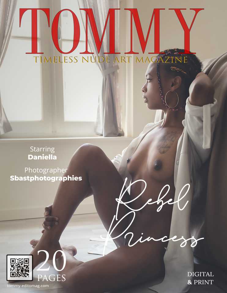 Daniella - Rebel Princess cover - Tommy Nude Art Magazine