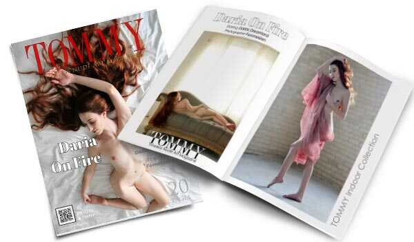 Darias Dreamland - Daria On Fire perspective covers - Tommy Nude Art Magazine