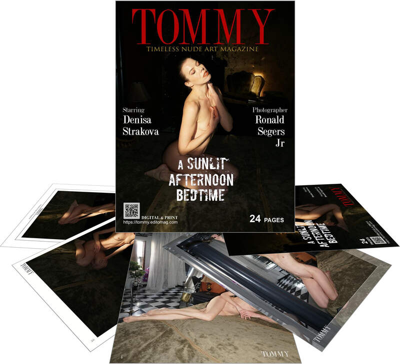 Denisa Strakova - A Sunlit Afternoon Bedtime perspective covers - Tommy Nude Art Magazine