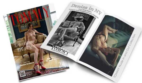 Denisa Strakova - Denisa in NY perspective covers - Tommy Nude Art Magazine