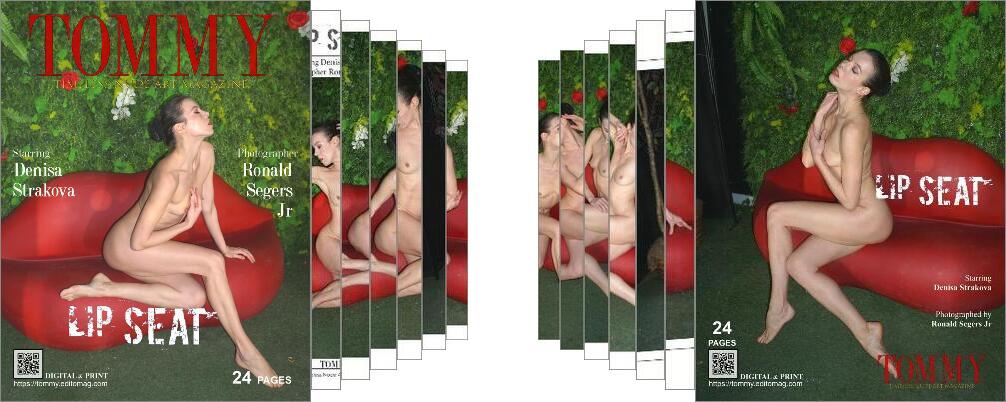 Denisa Strakova - Lip Seat digital - Tommy Nude Art Magazine