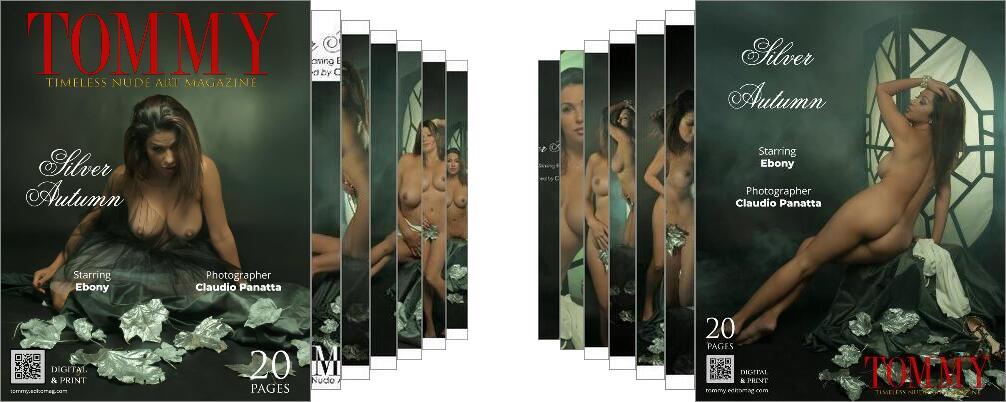 Ebony - Silver Autumn digital - Tommy Nude Art Magazine