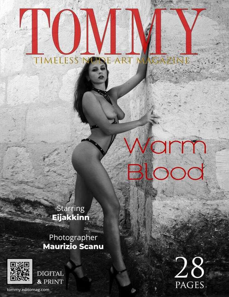 Eijakkinn - Warm Blood cover - Tommy Nude Art Magazine