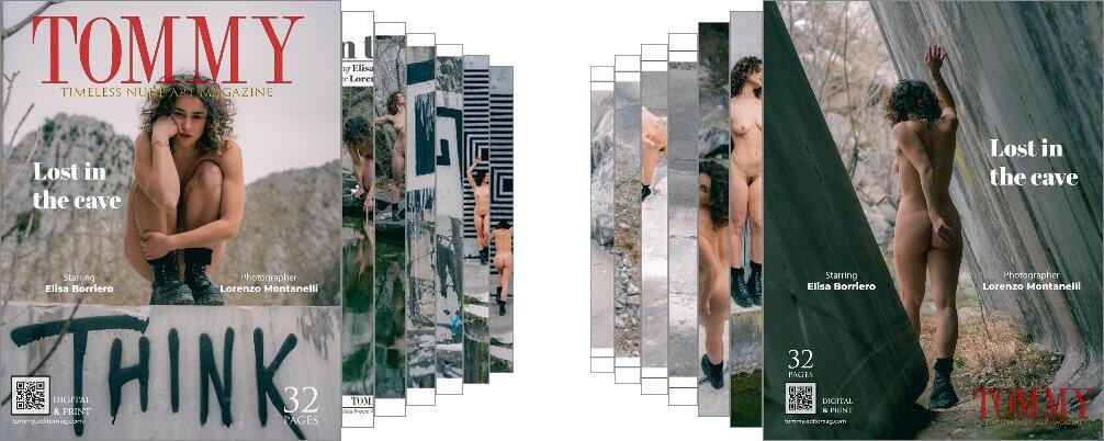 Elisa Borriero - Lost in the cave digital - Tommy Nude Art Magazine